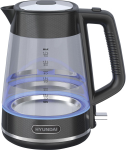 Чайник Hyundai HYK-G3503 1.7л 2200Вт черный