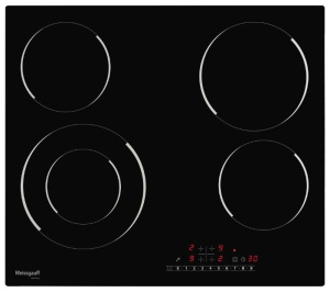 Встраиваемая варочная панель электрическая WEISSGAUFF HV 641 BS
