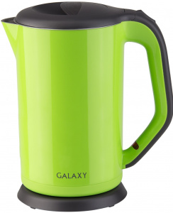 Чайник Galaxy GL 0318 2000Вт, 1,7л сталь+пластик зеленый
