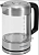 Чайник Hyundai HYK-G6405 2200Вт, черный и серебристый